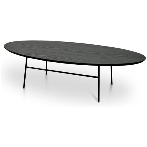 Linda 117.5cm Ash Coffee Table - Black by Interior Secrets - AfterPay Available
