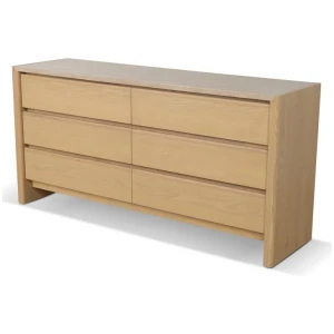 Linden 1.6m Travertine Chest of Drawers - Creme Ash by Interior Secrets - AfterPay Available