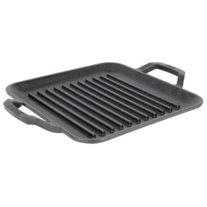 Lodge Chef Collection Square Cast Iron Grill Pan 28cm