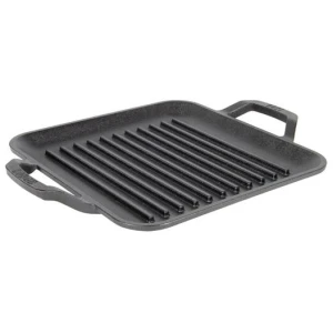 Lodge Chef Collection Square Cast Iron Grill Pan 28cm