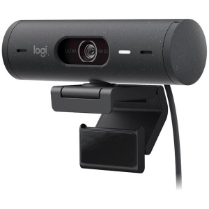 Logitech Brio 500 1080p HDR Webcam with Show Mode - Graphite