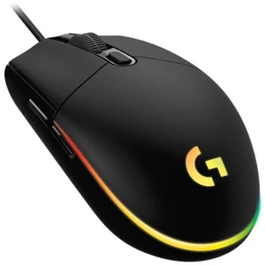 Logitech G203 LightSync RGB Colour Wave Optical Gaming Mouse - Black