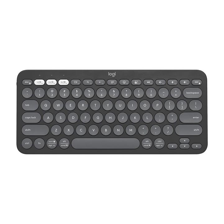 Logitech K380S Pebble Keys 2 Wireless Keyboard - Tonal Graphite