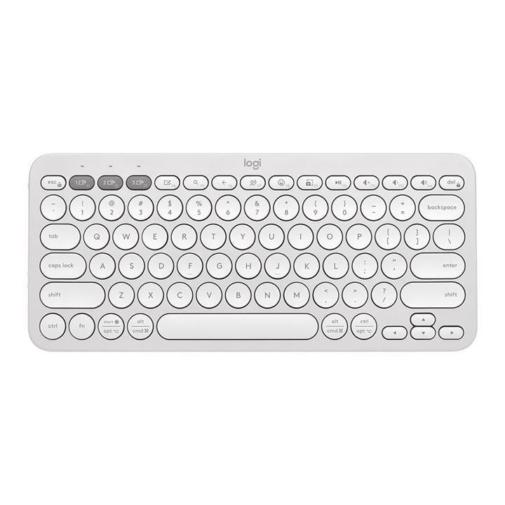 Logitech K380S Pebble Keys 2 Wireless Keyboard - White