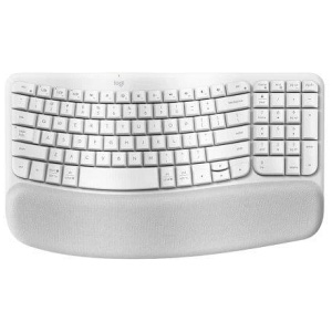 Logitech Wave Keys Wireless Ergonomic Keyboard - Off White