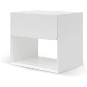Lonny Oak Bedside Table - White by Interior Secrets - AfterPay Available
