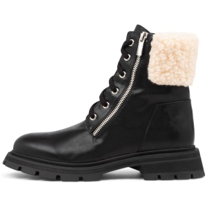 Los Cabos Chenie Lc Black Smooth Black Boots Womens Shoes Casual Ankle Boots