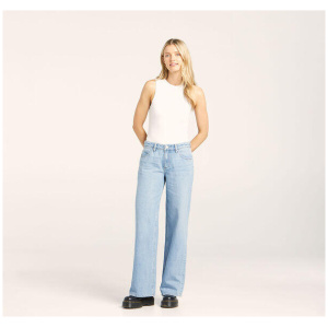 Low Rise Farrah Wide Hemp Jean