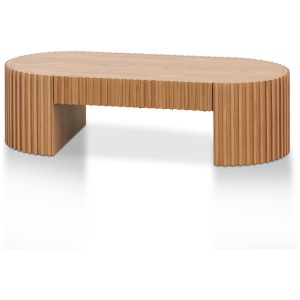 Maggie 1.3m Coffee Table - Natural Oak by Interior Secrets - AfterPay Available