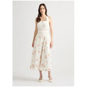 Maisie Embroidered Linen Dress