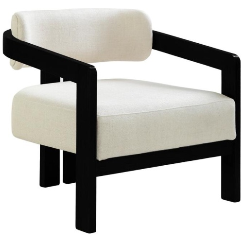 Malene Black Armchair - Linen by Interior Secrets - AfterPay Available