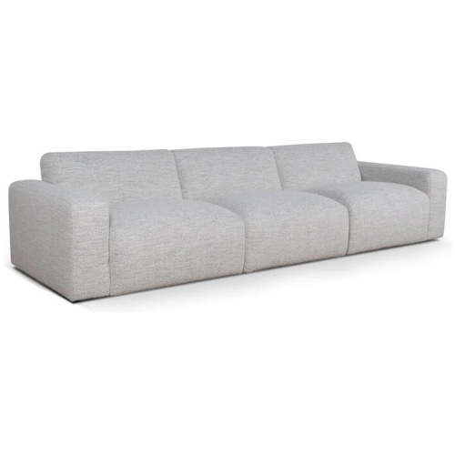 Manuela 4 Seater Fabric Sofa - Fog Grey by Interior Secrets - AfterPay Available