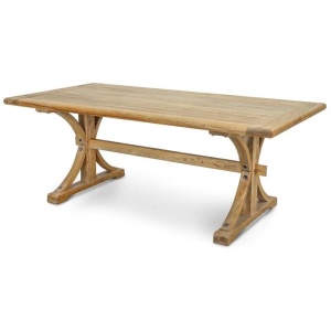Marcus Reclaimed Elm Wood Dining Table 2M - Natural by Interior Secrets - AfterPay Available