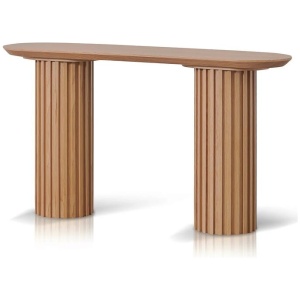 Marty 1.4m Console Table - Natural Oak by Interior Secrets - AfterPay Available