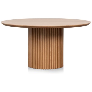 Marty 1.5m Wooden Round Dining Table - Natural by Interior Secrets - AfterPay Available