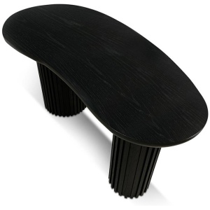 Marty 1.7m Office Desk - Black Oak by Interior Secrets - AfterPay Available
