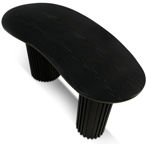 Marty 1.7m Office Desk - Black Oak by Interior Secrets - AfterPay Available