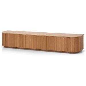 Marty 2.4m TV Entertainment Unit - Natural Oak by Interior Secrets - AfterPay Available