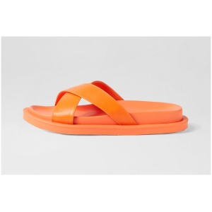 Matt & Nat Alvera Nm Flame Pu Flame Sandals Womens Shoes Casual Sandals Flat Sandals