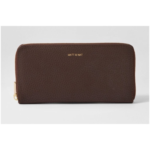 Matt & Nat Central Nm Truffle Smooth Truffle Bags Womens Shoes Casual Wallet Bags