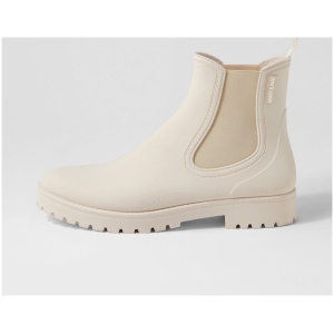 Matt & Nat Laney Nm Matte Off White Pvc Matte Off White Boots Womens Shoes Casual Ankle Boots