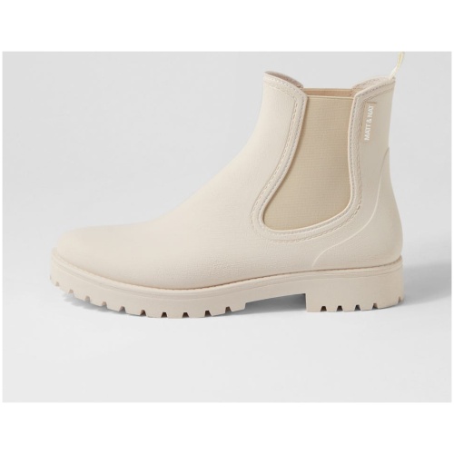 Matt & Nat Laney Nm Matte Off White Pvc Matte Off White Boots Womens Shoes Casual Ankle Boots