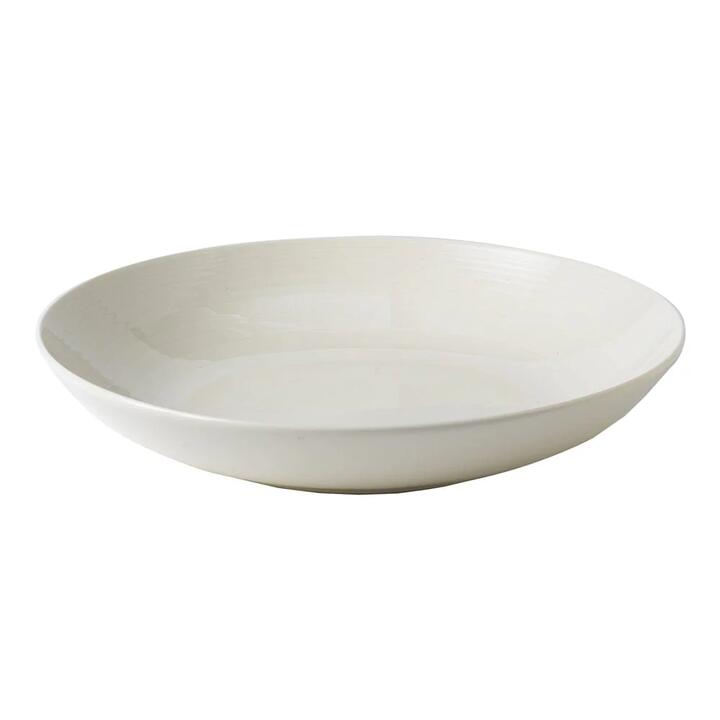 Maze Serving Bowl Size 30X3cm in White by Gordon Ramsay