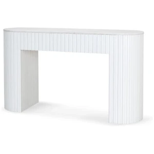 Mcmahon 1.5m Marble Console Table - White by Interior Secrets - AfterPay Available