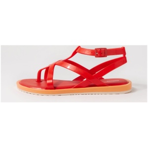 Melissa Melissa Cancun + Salinas My Red Pvc Red Sandals Womens Shoes Casual Sandals Flat Sandals