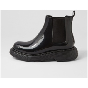 Melissa Melissa Step Boot Ad My Black Pvc Black Boots Womens Shoes Casual Ankle Boots