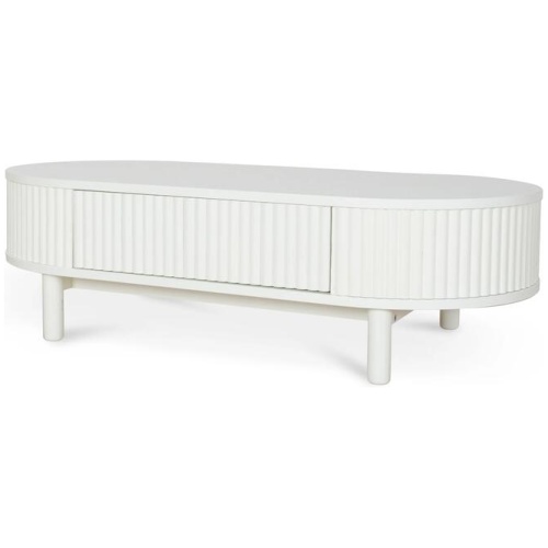 Melita 1.2m Coffee Table - Warm White by Interior Secrets - AfterPay Available