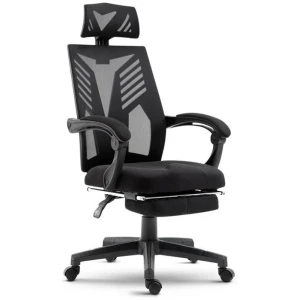 Mesh Office Chair Recliner Black