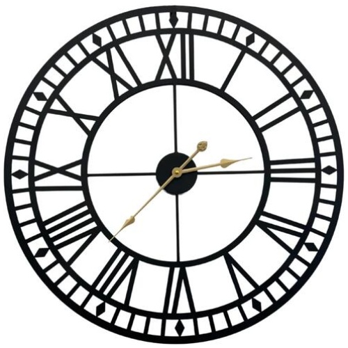 Metal Wall Clock - 80cm