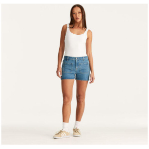 Mid Mom Slim Short