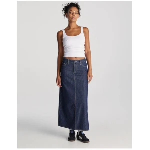 Mid Rise Maxi Skirt
