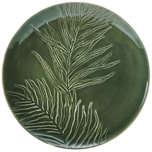 Mikasa Jardin Stoneware Round Serving Platter 35.5cm Green