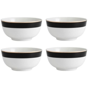Mikasa Luxe Deco 4 Piece Fine China Cereal Bowl Set 14cm
