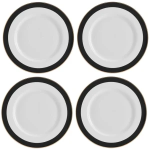 Mikasa Luxe Deco 4 Piece Fine China Dinner Plate Set 27.5cm