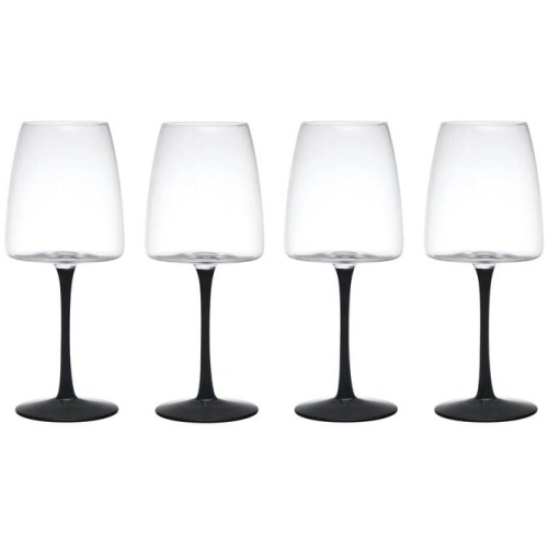 Mikasa Palermo 4 Piece Crystal Red Wine Glass Set 450ml