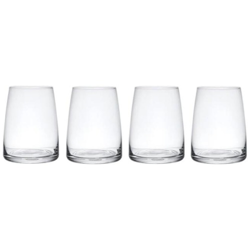 Mikasa Palermo 4 Piece Stemless Wine Glass Set 350ml