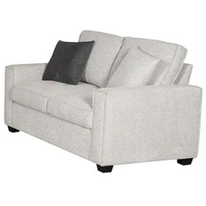 Milano 2 Seater Sofa Set Polyester Fabric Multilayer Two Pillows Attached Individual Pocket Spring