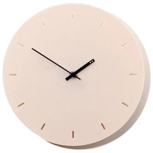 Minimal 25cm Wall Clock - Almond Cream by Interior Secrets - AfterPay Available