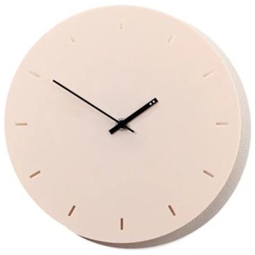 Minimal 25cm Wall Clock - Almond Cream by Interior Secrets - AfterPay Available