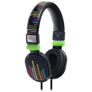 Moki Popper Kids Over-Ear Headphones - Levels Black