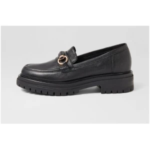 Mollini Alantaya Mo Black Black Sole Leather Black Black Sole Shoes Womens Shoes Casual Flat Shoes