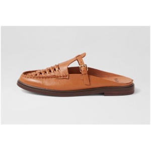 Mollini Gato Mo Dk Tan Brown Sole Leather Dk Tan Brown Sole Shoes Womens Shoes Casual Flat Shoes