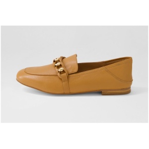 Mollini Gerlin Mo Dk Tan Leather Dk Tan Shoes Womens Shoes Casual Flat Shoes