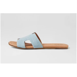 Mollini Leamon Mo Denim Fabric Denim Sandals Womens Shoes Casual Sandals Flat Sandals
