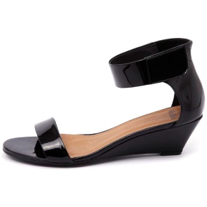 Mollini Marsy Black Patent Leather Black Sandals Womens Shoes Dress Heeled Sandals