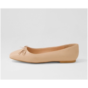 Mollini Teliyer Mo Dk Nude Leather Dk Nude Shoes Womens Shoes Casual Flat Shoes